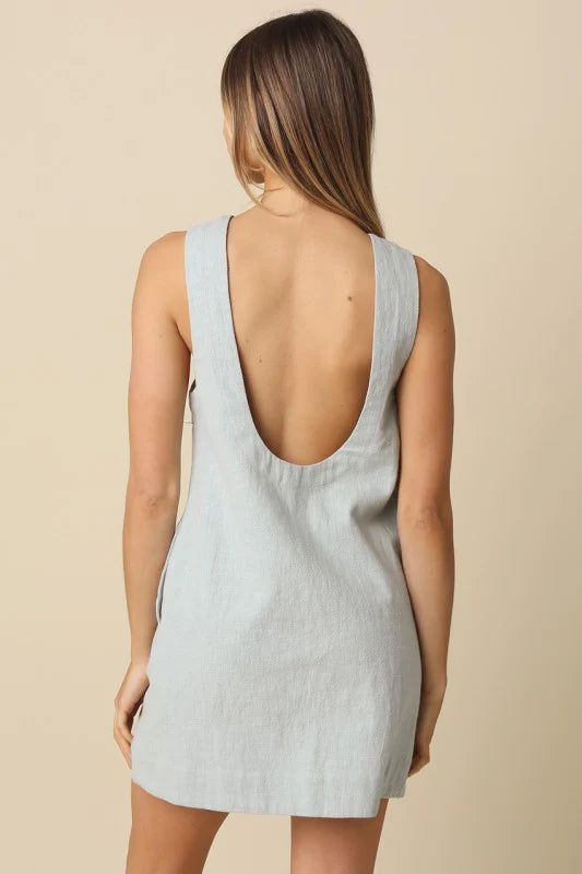 Eve Open Bacl Mini Dress