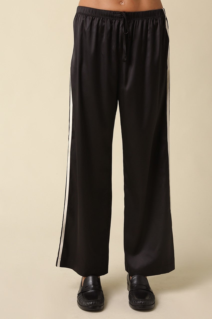 Maggie Satin Track Pants